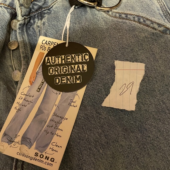 90’s Boyfriend Jeans by S.O.N.G. Size 9/29 NWT - Picture 12 of 12
